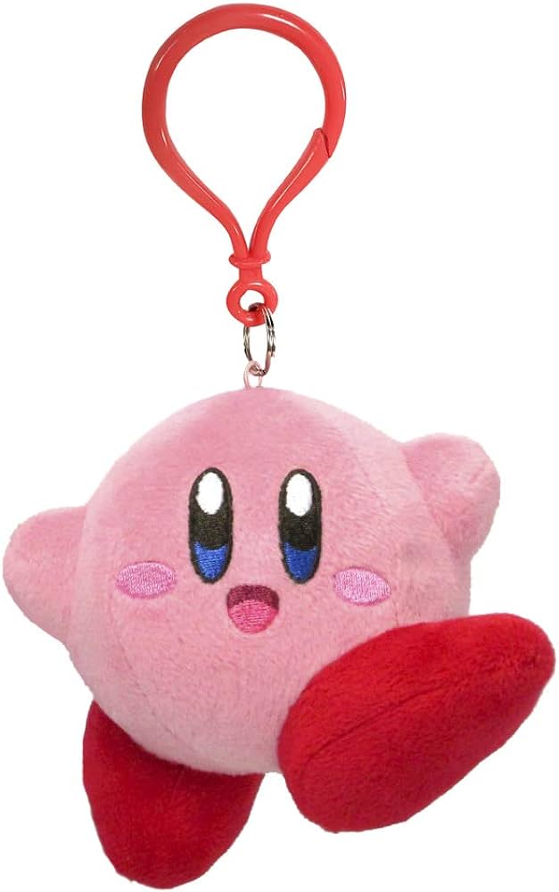 Little Buddy - 3.5" Jump Pose Kirby Plush Dangler (C07)